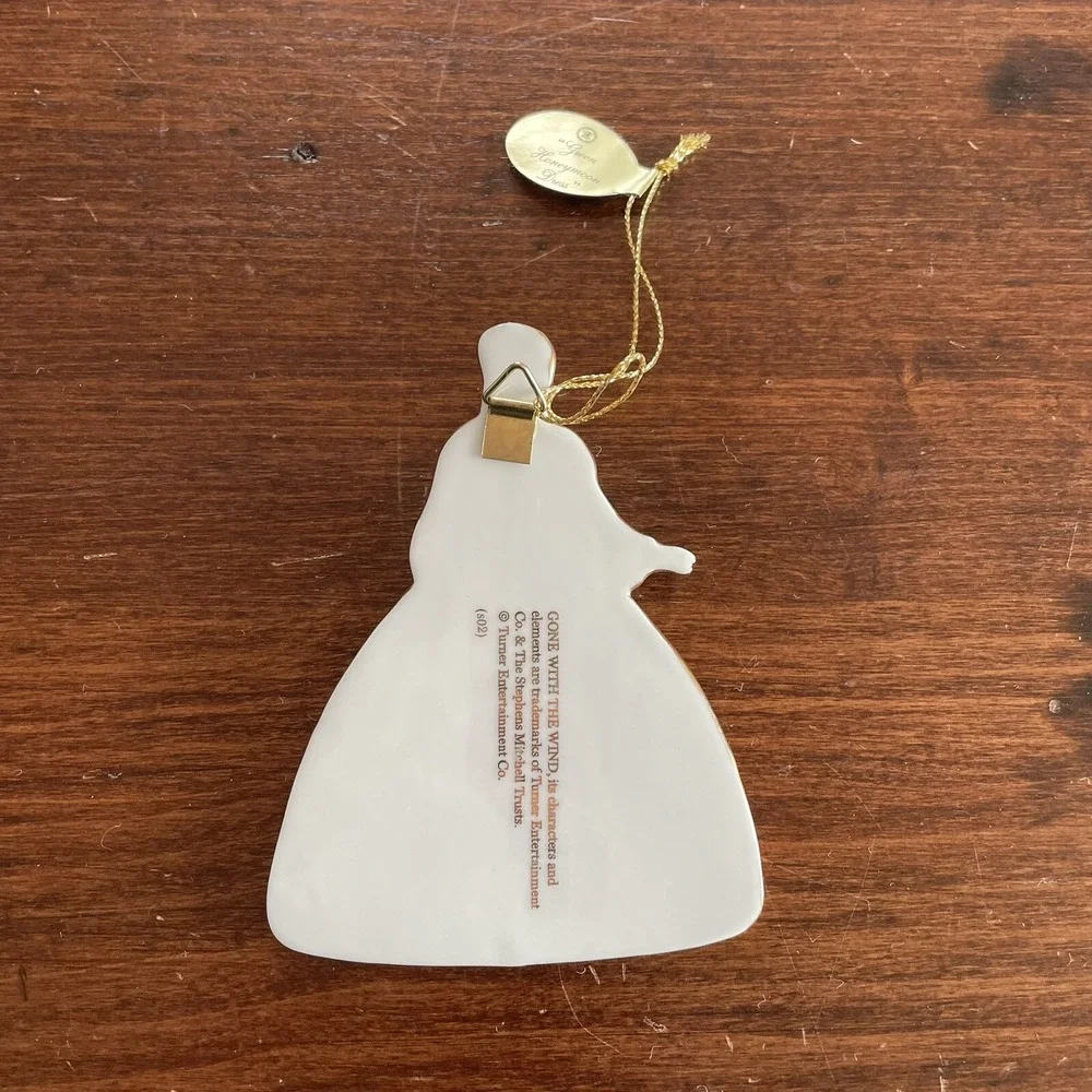 Scarlett O'Hara Ornament Bradford Exchange Honeymoon Dress Gone with the Wind
